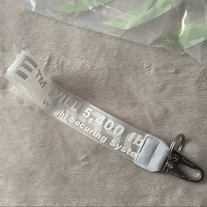 Off-White PVC Keychain